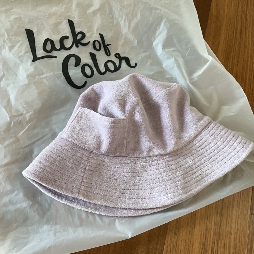 Lack Of Color Wave Terry Bucket Hat In Lavender - image 4